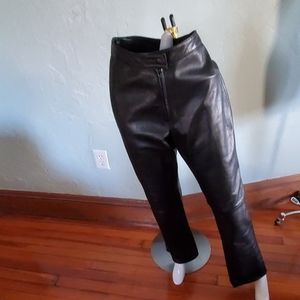 Vakko leather pants
